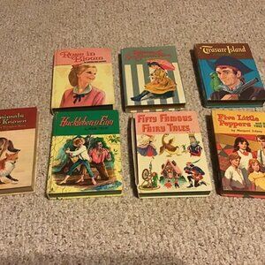 Lot of 7 Whitman Hard Cover Classic Books - Nice Group of Classic Books - Kids